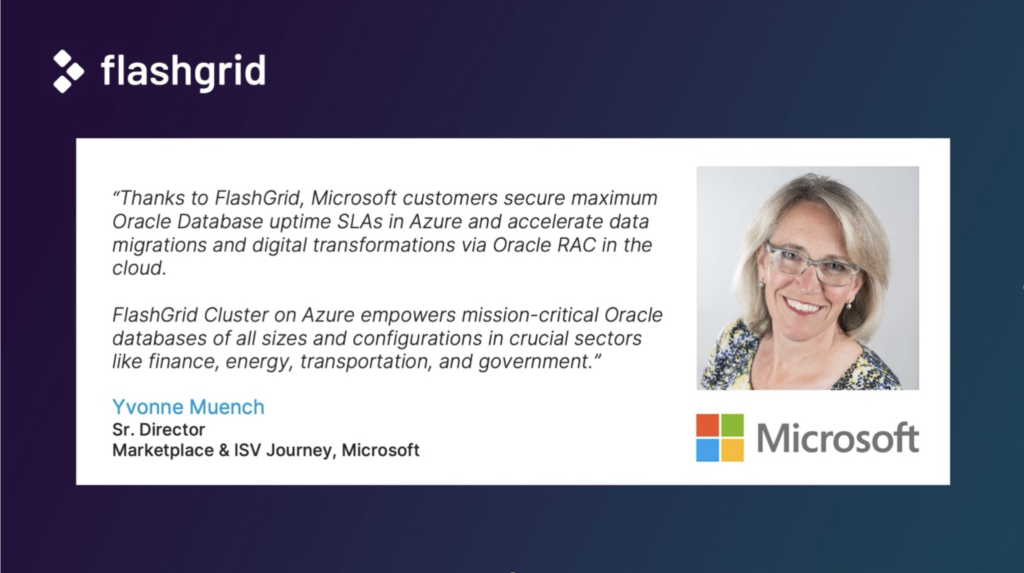 FlashGrid Inc. | Microsoft endorses FlashGrid to Azure customers with ...